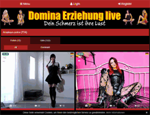 Tablet Screenshot of dominacams.net